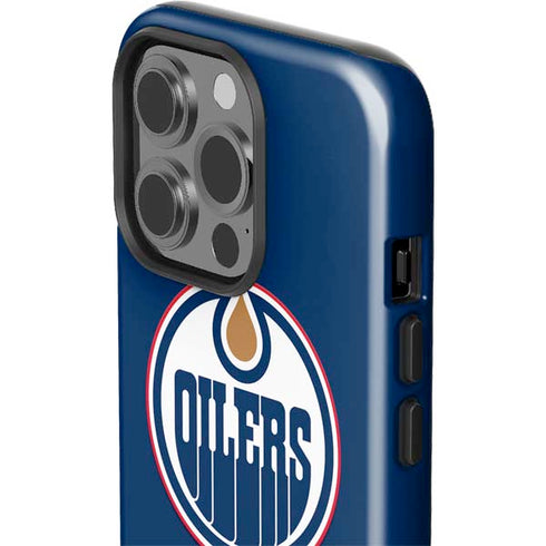 NHL Edmonton Oilers Solid Background iPhone 15 Pro Impact Case